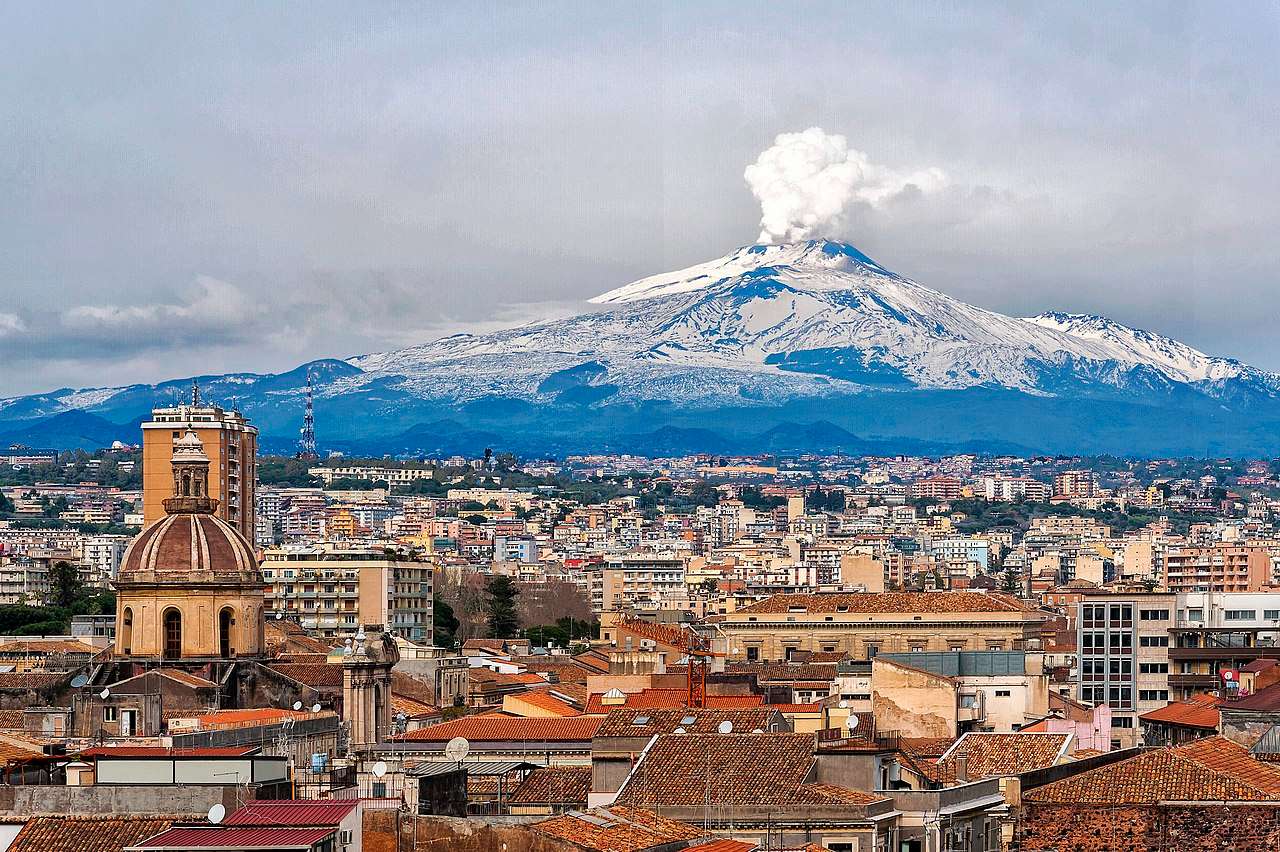 Vulcano Etna visto durante il tour privato da Catania